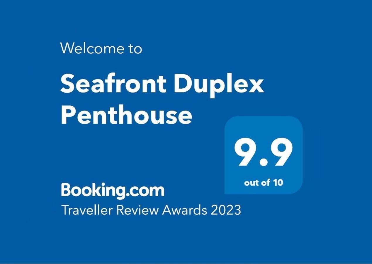 Unique Seafront Triplex Penthouse With Panoramic Bedroom & Rooftop Jacuzzi Overlooking Valletta Сліма Екстер'єр фото